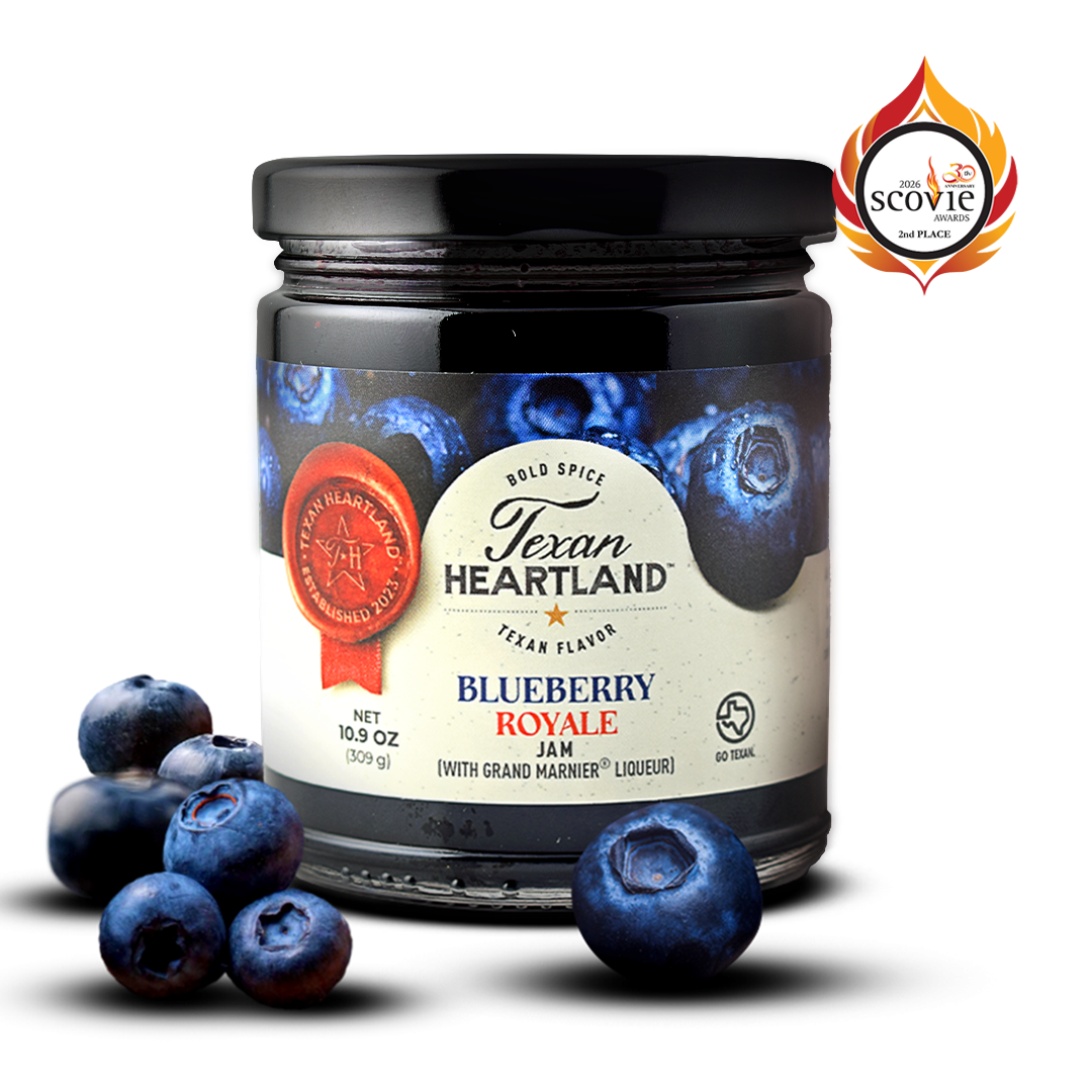 Blueberry Royale Jam: Small Batch - Made In Texas | Texan Heartland